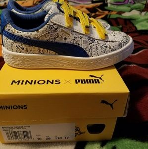 Puma toddler minions shoes
